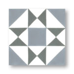 Rajoles Mosaics Torra11 Baldosa Hidráulica Ref 200 (Blanco/ Gris)